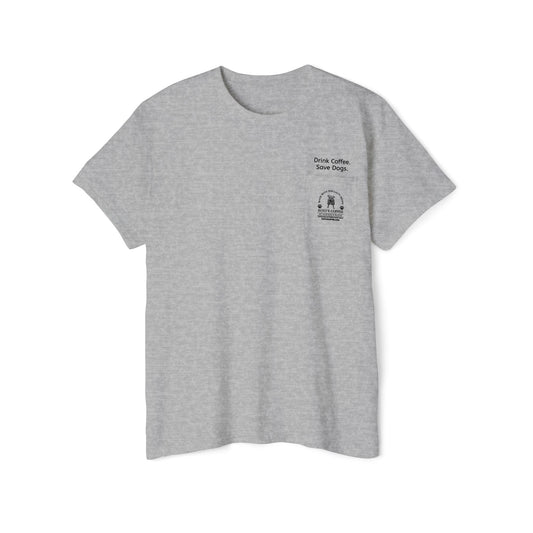 Pocket Tee Support Dog Rescue Unisex Heavy Cotton