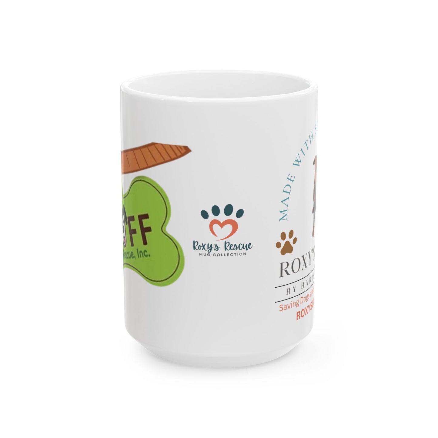 Fluff Animal Rescue Ceramic Coffee Mug (11oz/15oz)