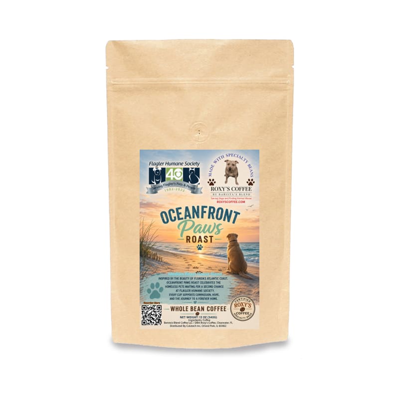 Oceanfront Paws Roast - Flagler Humane Society (FL) - Medium Roast House Blend