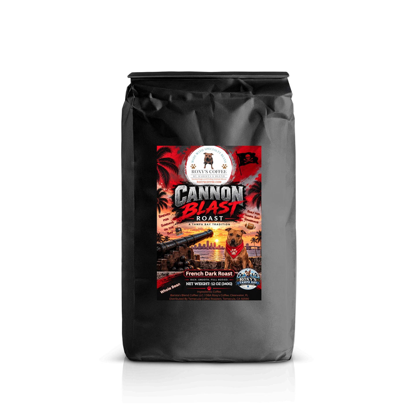 Cannon Blast Roast - Roxy's Tampa Bay Gameday Collection - Dark French Roast