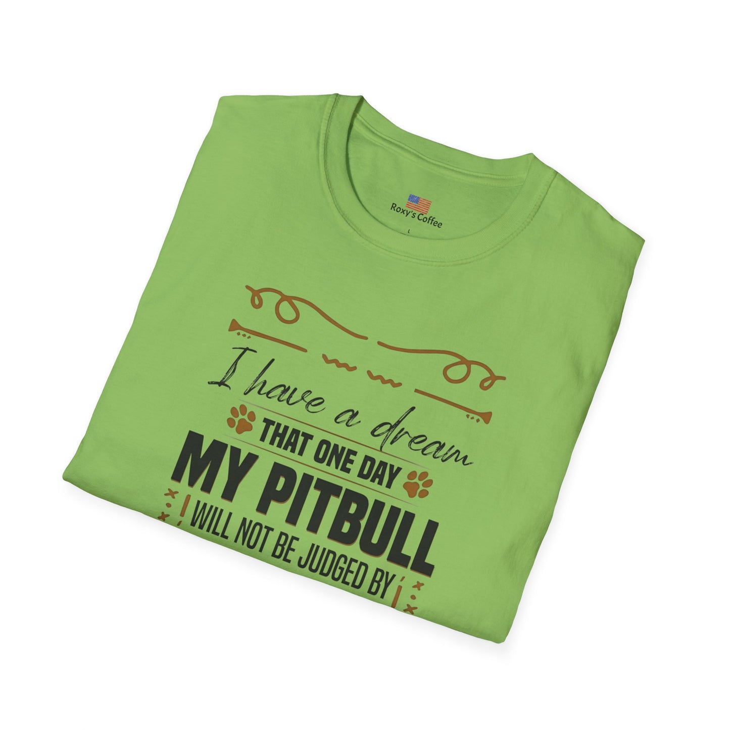 Pitbull Inspiration T-Shirt, Dog Lover Gift, Animal Advocate Apparel, Pitbull Awareness, Casual Comfort Tee