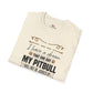 Pitbull Inspiration T-Shirt, Dog Lover Gift, Animal Advocate Apparel, Pitbull Awareness, Casual Comfort Tee