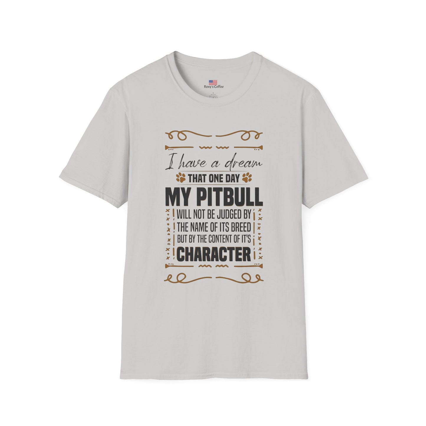 Pitbull Inspiration T-Shirt, Dog Lover Gift, Animal Advocate Apparel, Pitbull Awareness, Casual Comfort Tee