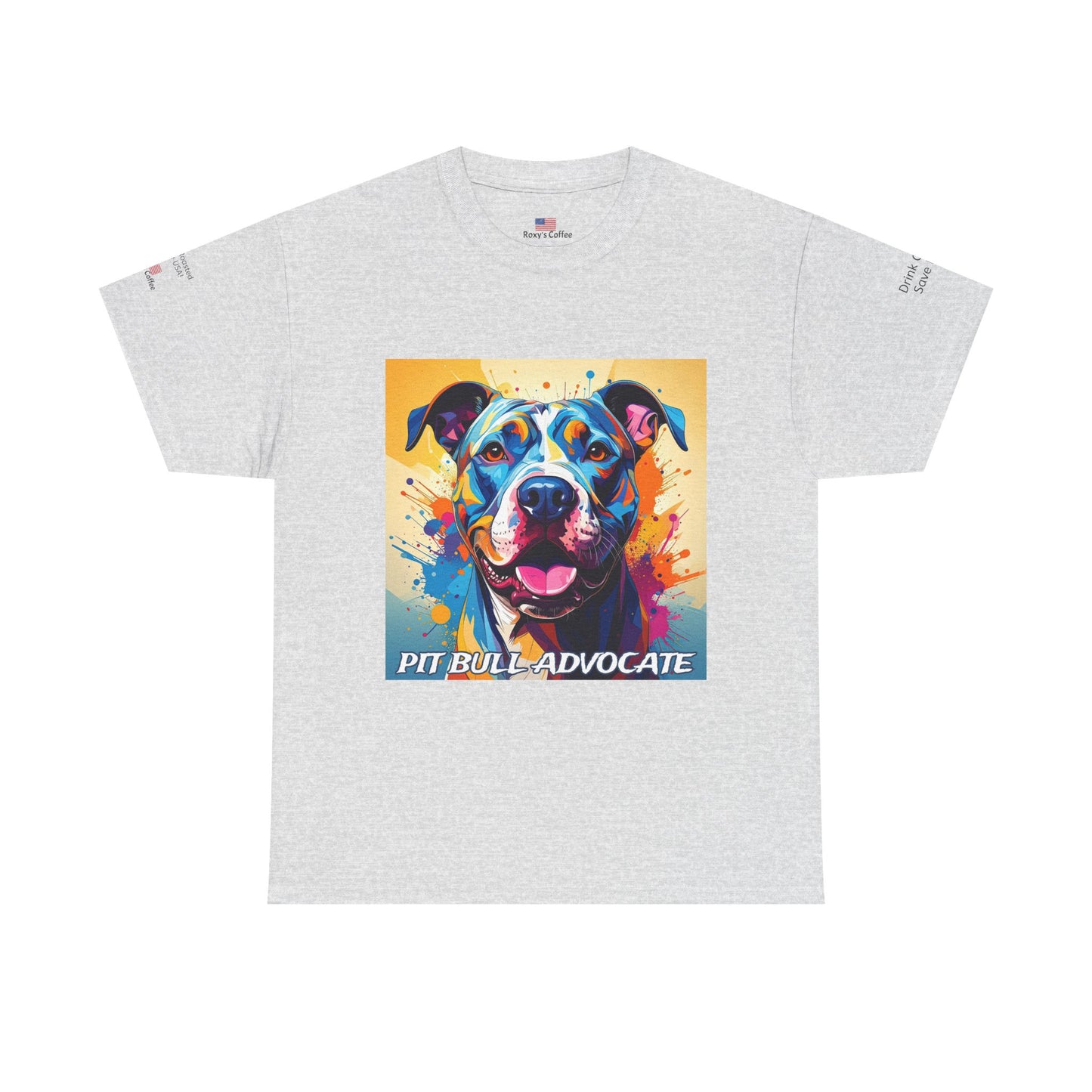 Vibrant Pit Bull Advocate Tee, Dog Lover Shirt, Pet Adoption Awareness T-Shirt, Animal Rescue Fashion, Gifts for Dog Owners