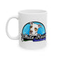 White Rose Sanctuary Ceramic Mug —  Coffee Cup (11oz/15oz)
