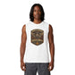 Roxy’s Coffee Rescue Riders Muscle Tank — Vintage Dog & Coffee Shop Logo