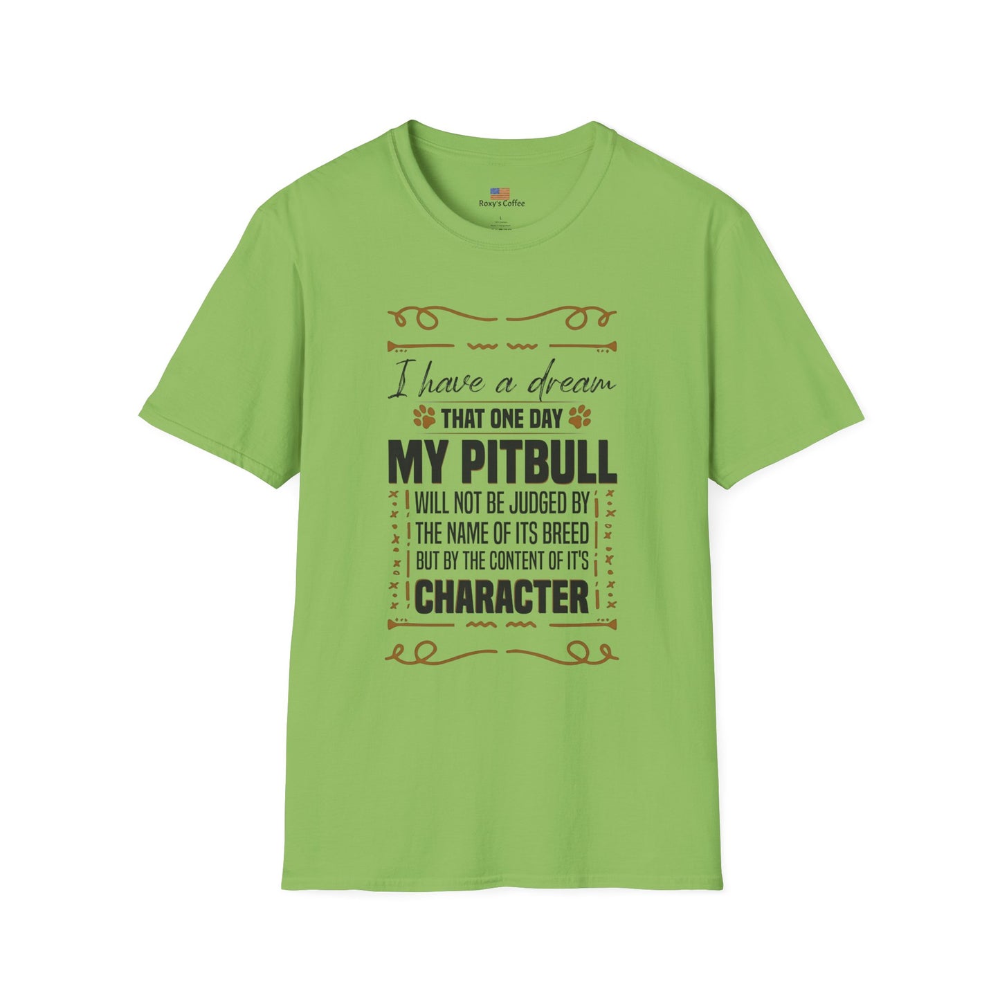 Pitbull Inspiration T-Shirt, Dog Lover Gift, Animal Advocate Apparel, Pitbull Awareness, Casual Comfort Tee