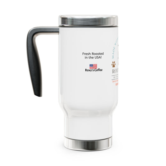 Personalized Stainless Steel Travel Mug, 14oz Coffee Cup, Insulated Mug for Hot or Cold Drinks, Perfect Gift for Coffee Lovers