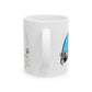 White Rose Sanctuary Ceramic Mug —  Coffee Cup (11oz/15oz)