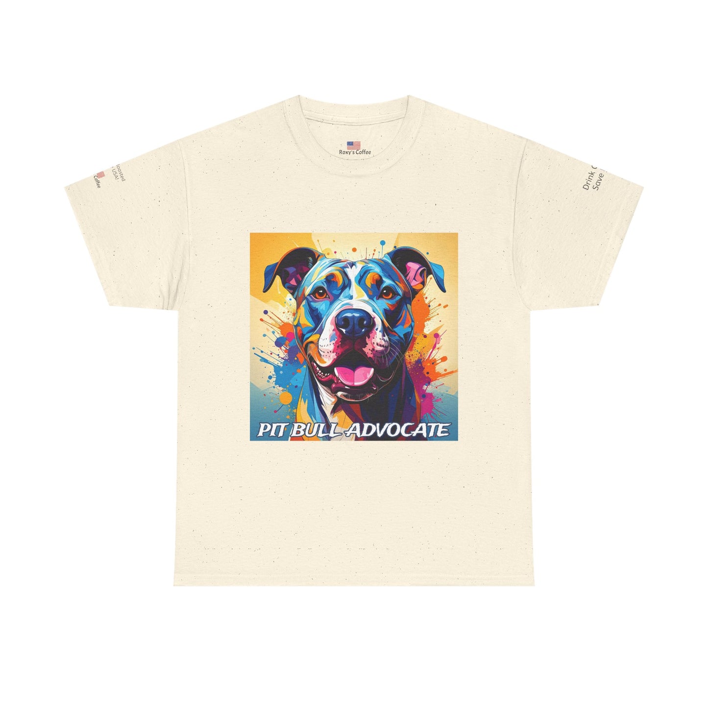 Vibrant Pit Bull Advocate Tee, Dog Lover Shirt, Pet Adoption Awareness T-Shirt, Animal Rescue Fashion, Gifts for Dog Owners
