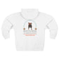 Roxy's Coffee Unisex Zip Hoodie - Cozy Dog Lover Apparel