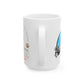 White Rose Sanctuary Ceramic Mug —  Coffee Cup (11oz/15oz)