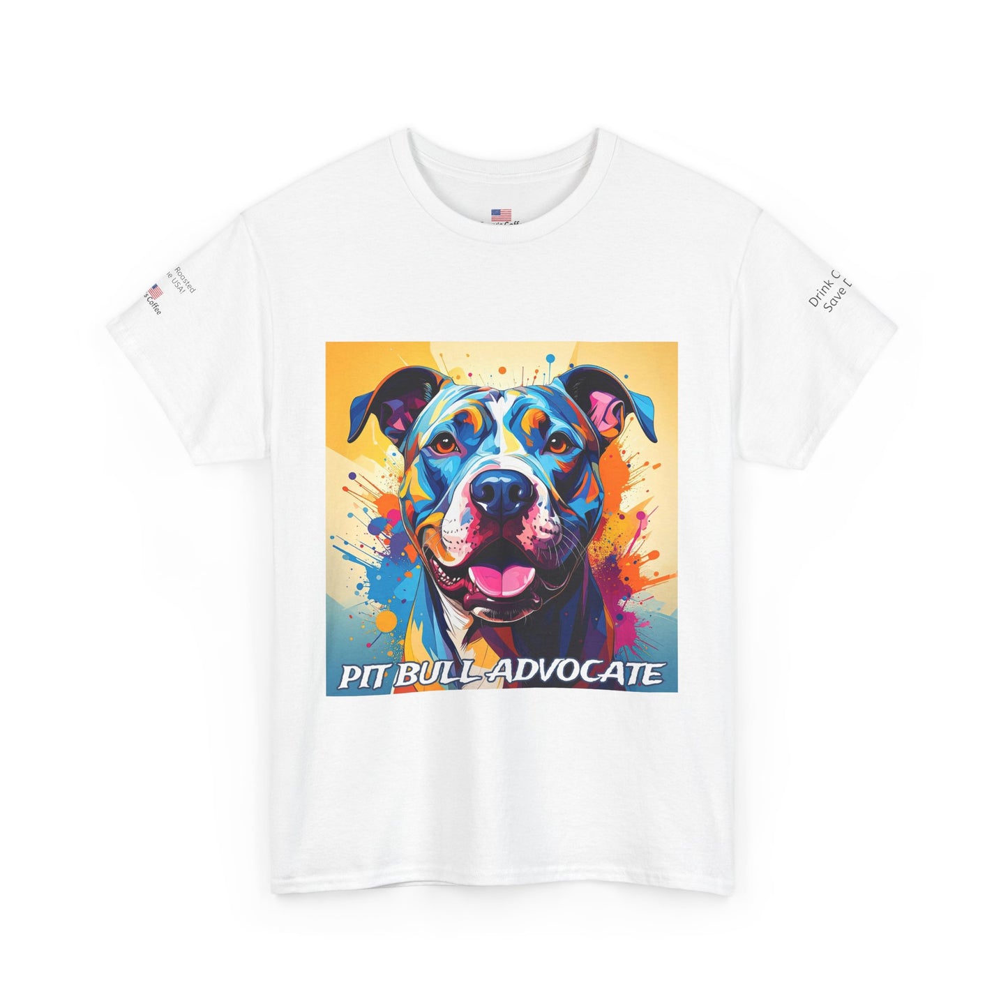 Vibrant Pit Bull Advocate Tee, Dog Lover Shirt, Pet Adoption Awareness T-Shirt, Animal Rescue Fashion, Gifts for Dog Owners