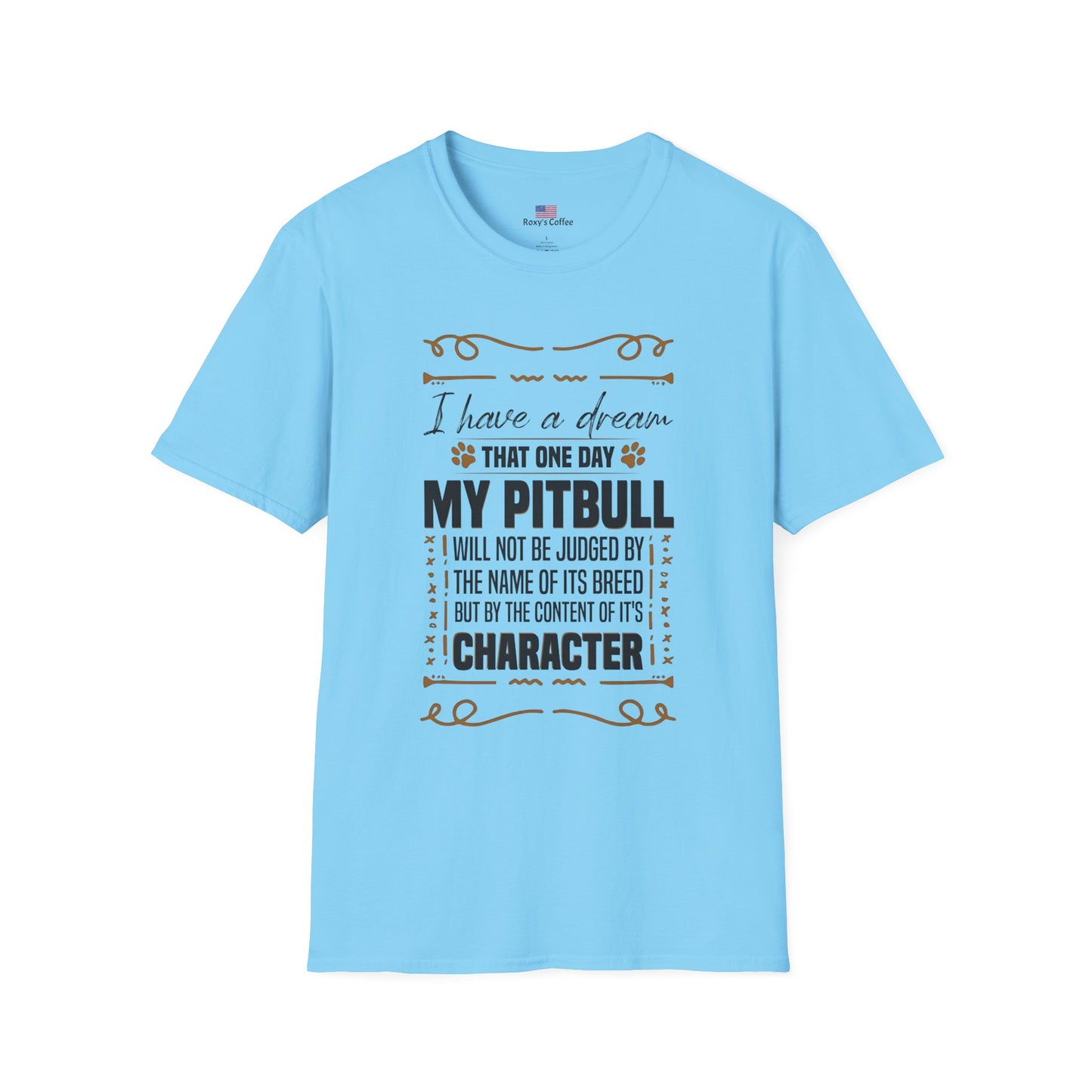 Pitbull Inspiration T-Shirt, Dog Lover Gift, Animal Advocate Apparel, Pitbull Awareness, Casual Comfort Tee