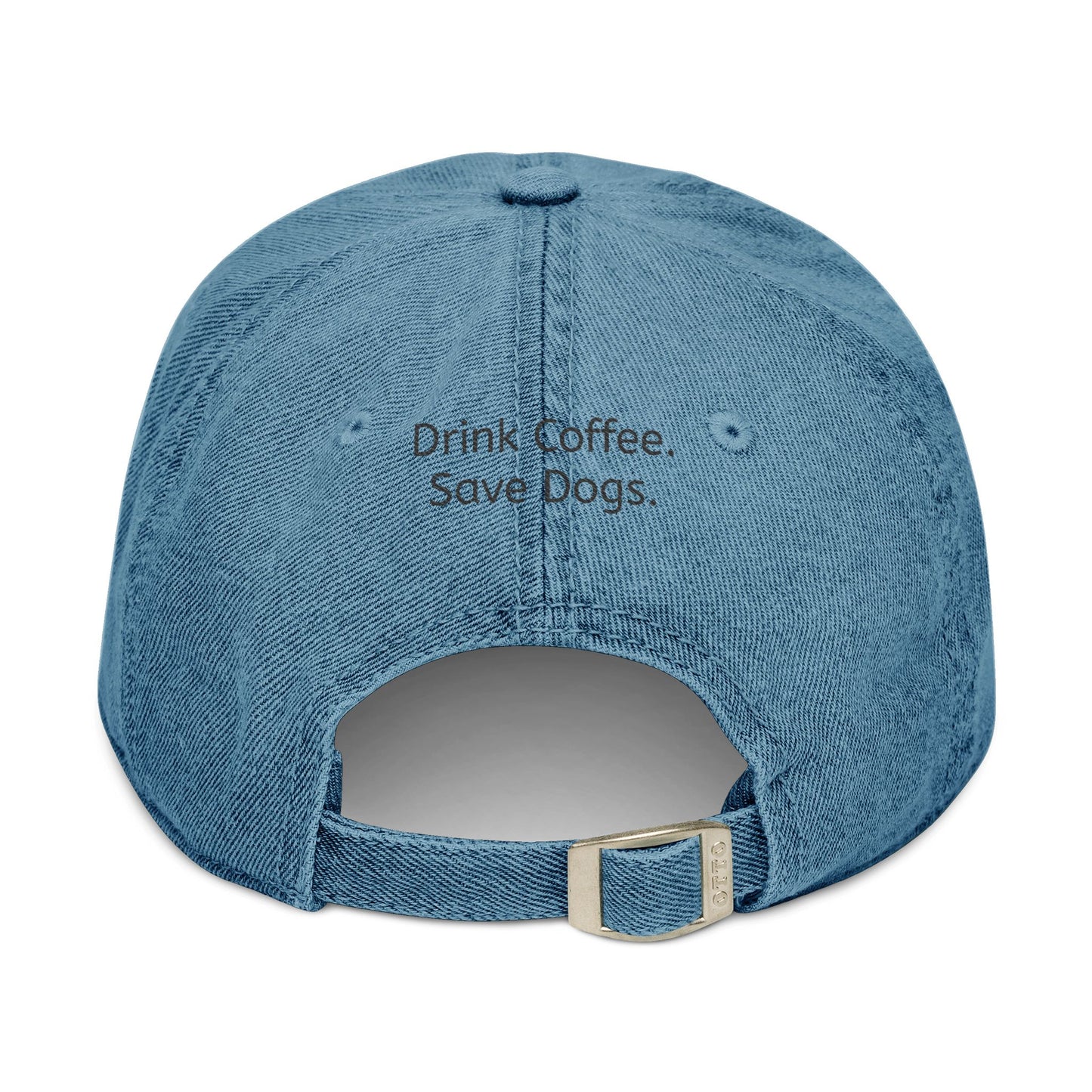 Embroidered Denim Hat - Patriotic Dog Rescue Supporter