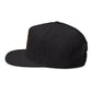 Flat Bill Cap — Roxy's Coffee Rescue Riders Embroidered Patch