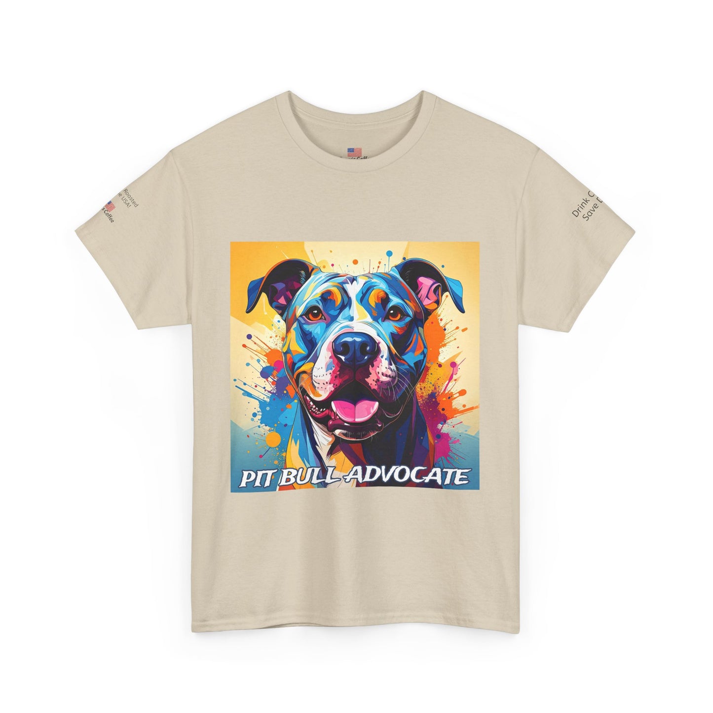 Vibrant Pit Bull Advocate Tee, Dog Lover Shirt, Pet Adoption Awareness T-Shirt, Animal Rescue Fashion, Gifts for Dog Owners