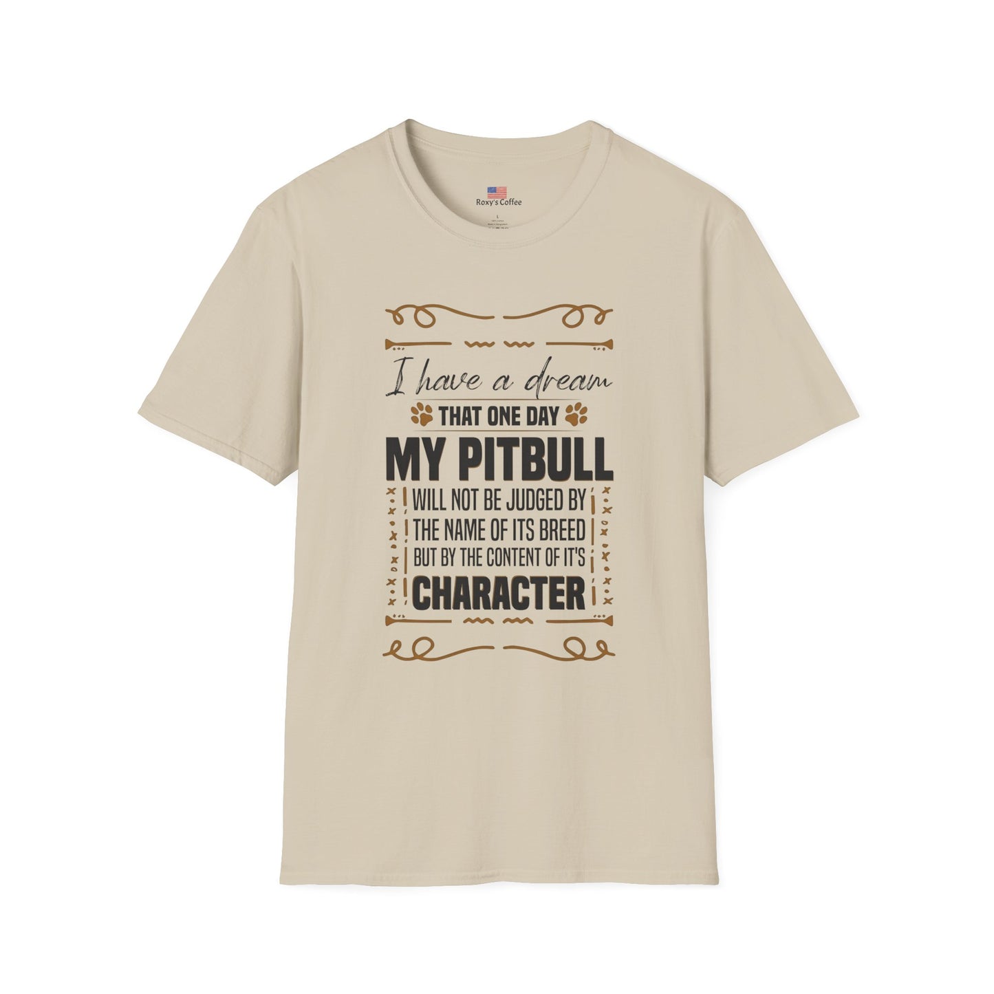 Pitbull Inspiration T-Shirt, Dog Lover Gift, Animal Advocate Apparel, Pitbull Awareness, Casual Comfort Tee
