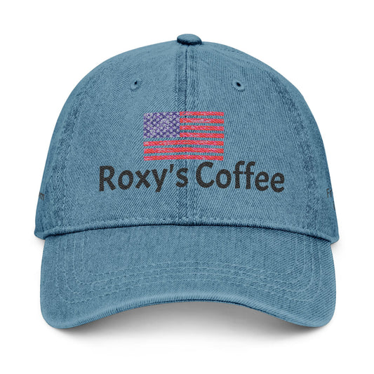 Embroidered Denim Hat - Patriotic Dog Rescue Supporter