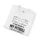 Pitbull Inspiration T-Shirt, Dog Lover Gift, Animal Advocate Apparel, Pitbull Awareness, Casual Comfort Tee