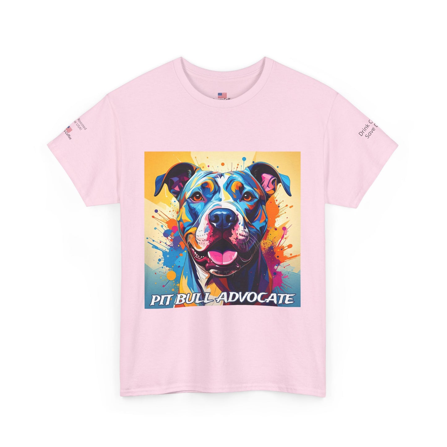 Vibrant Pit Bull Advocate Tee, Dog Lover Shirt, Pet Adoption Awareness T-Shirt, Animal Rescue Fashion, Gifts for Dog Owners
