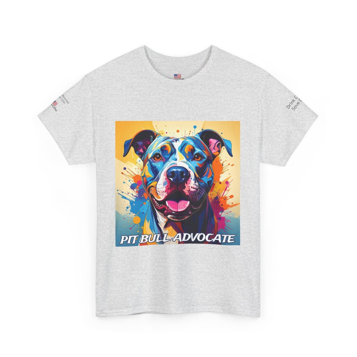 Vibrant Pit Bull Advocate Tee, Dog Lover Shirt, Pet Adoption Awareness T-Shirt, Animal Rescue Fashion, Gifts for Dog Owners