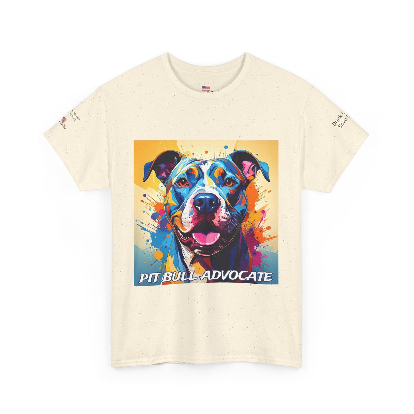 Vibrant Pit Bull Advocate Tee, Dog Lover Shirt, Pet Adoption Awareness T-Shirt, Animal Rescue Fashion, Gifts for Dog Owners