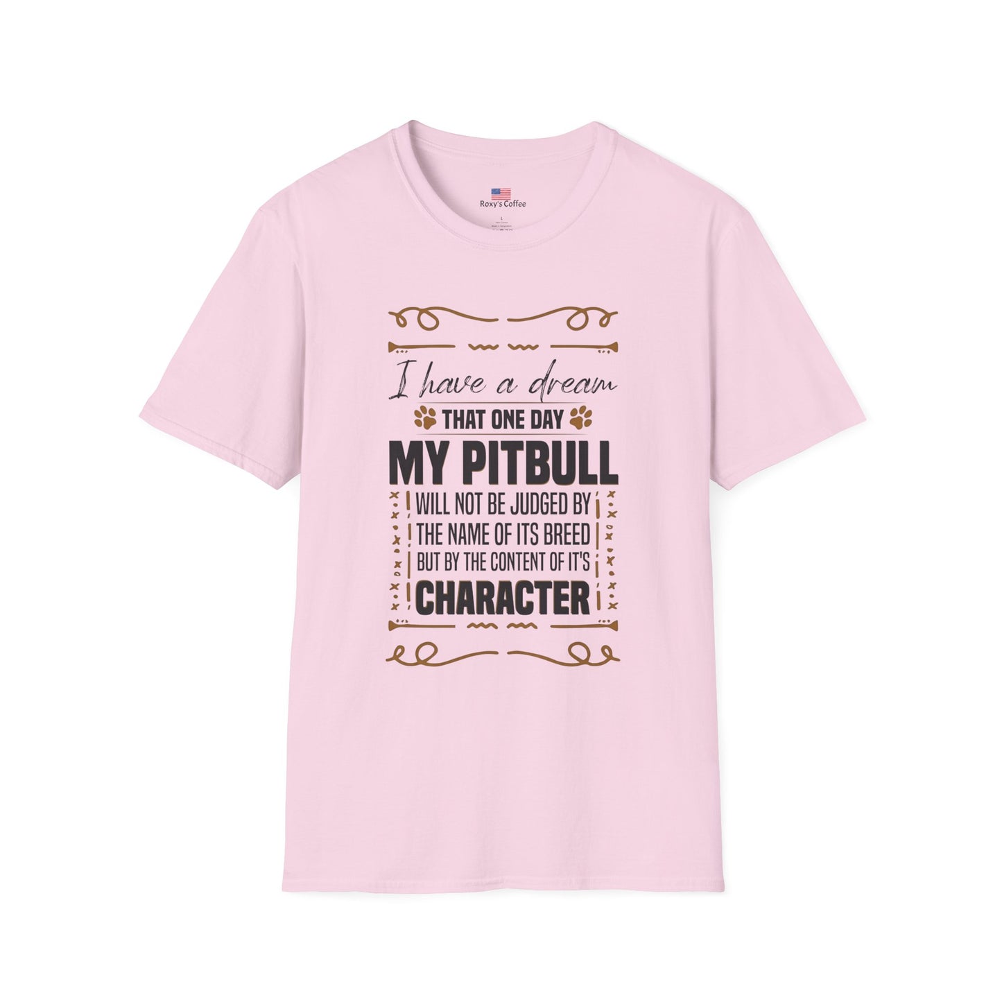 Pitbull Inspiration T-Shirt, Dog Lover Gift, Animal Advocate Apparel, Pitbull Awareness, Casual Comfort Tee