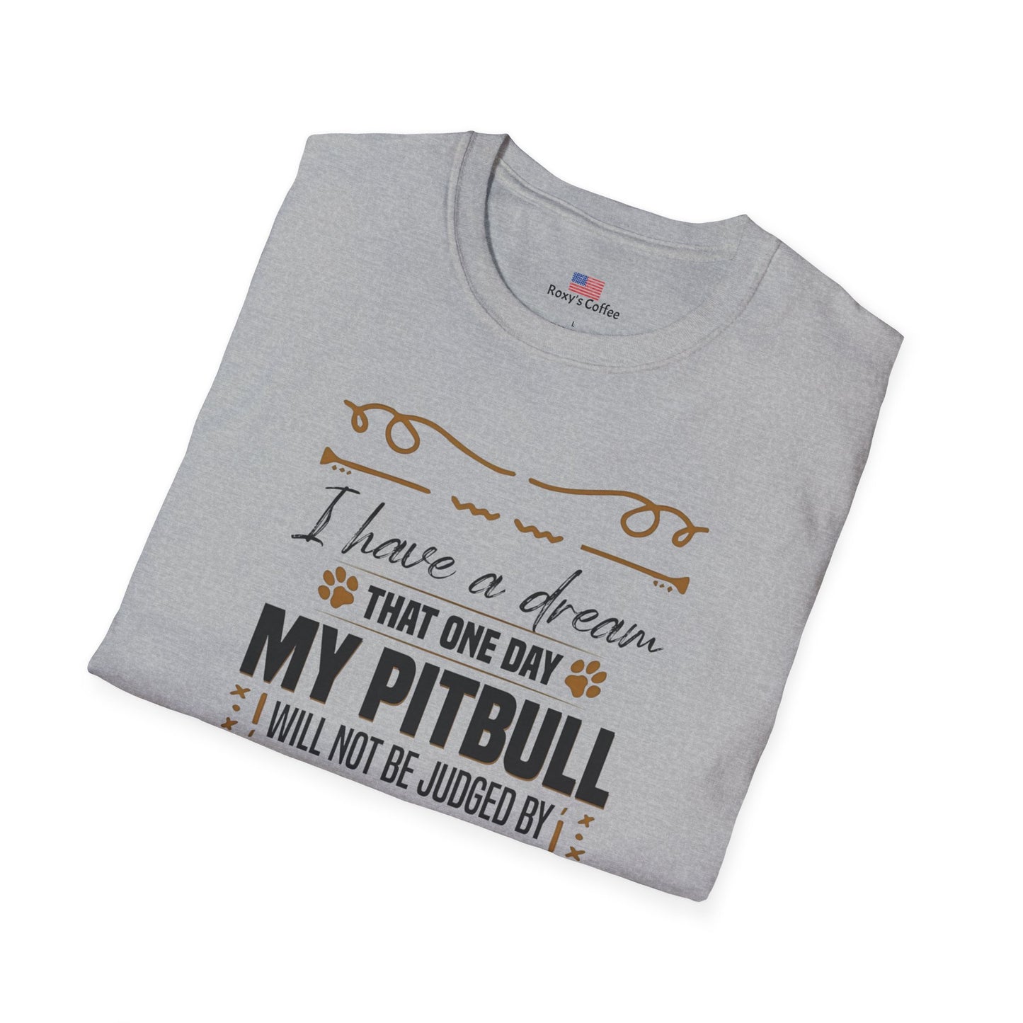 Pitbull Inspiration T-Shirt, Dog Lover Gift, Animal Advocate Apparel, Pitbull Awareness, Casual Comfort Tee