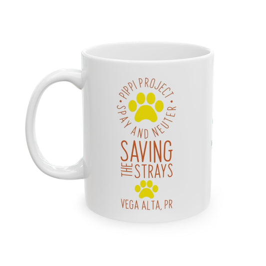 Pippi Project Coffee Ceramic Mug — (11oz/15oz)