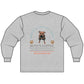 Coffee Lovers' Unisex Long Sleeve T-Shirt, Drink Coffee Save Dogs Tee, Pet Lovers Gift, Animal Rescue Apparel, Coffee Shop Merch