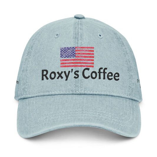 Embroidered Denim Hat - Patriotic Dog Rescue Supporter
