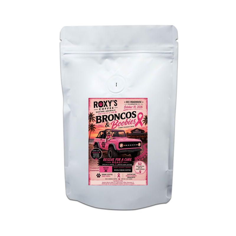 Rescue for a Cure Roast - Broncos & Boobies Breast Cancer Fundraiser - Coffee from Guatemala