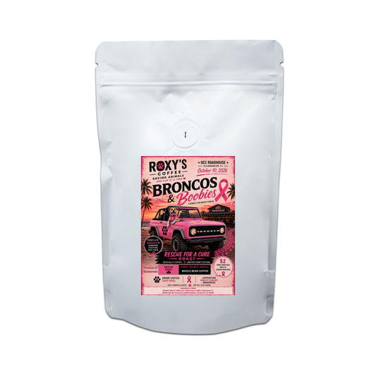 Rescue for a Cure Roast - Broncos & Boobies Breast Cancer Fundraiser - Coffee from Guatemala