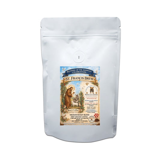 St. Francis Brew - 2026 Blessing of the Animals (Oct 3, 2026) - St. Clement's Episcopal Church - Tampa, Florida - 12 pack coffee capsules - Coffee from Indonesia