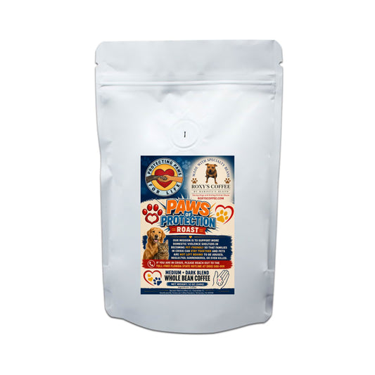 Paws of Protection Roast - Protecting Paws for Life - Medium & Dark Coffee Blend