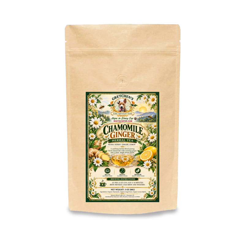 Chamomile Ginger - Herbal Loose Leaf Tea (Caffeine-Free)