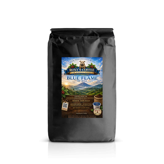Blue Flame of Bali - Coffee from Bali Indonesia - 12 Pack Coffee Capsules